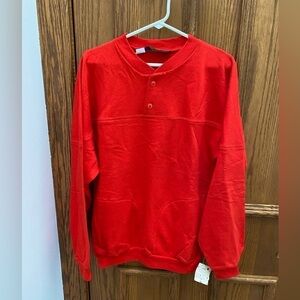 1990’s NWT Lifetrends Vintage Red pullover Large
